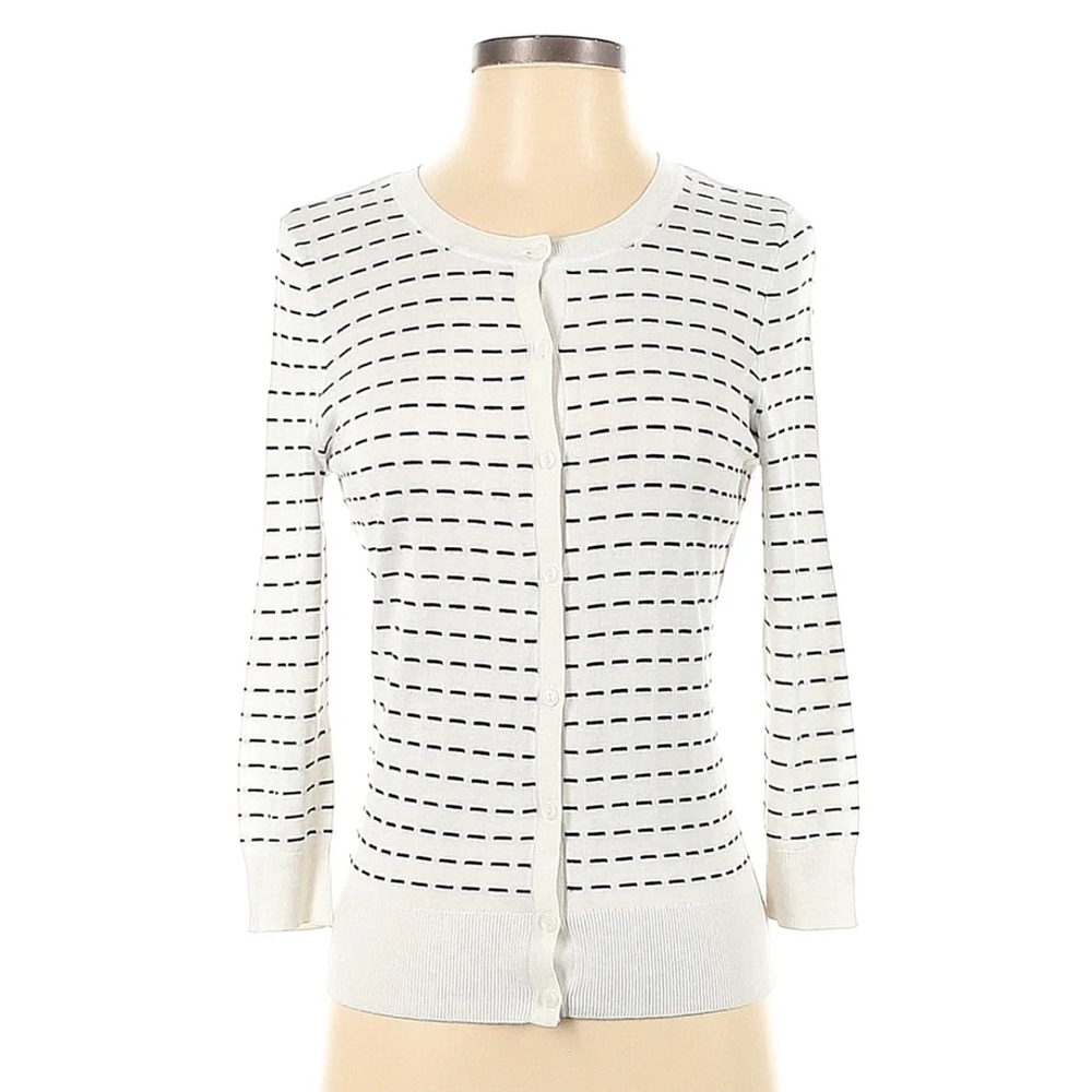 Halogen crewneck 3/4 sleeve sweater